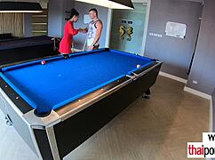 I love how big boobed amateur thai teen polly handles big balls with her mouth and more