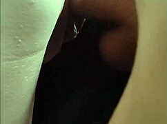 I watch my mature wife in stockings getting pussy fucked at home.