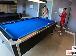 I love how big boobed amateur thai teen polly handles big balls with her mouth and more