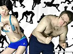 搏斗之夜让我震惊... 亚历山德里亚·吴和克利福德·布莱恩特激烈摔跤，你知道吗？