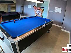 I love how big boobed amateur thai teen polly handles big balls with her mouth and more