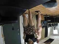 maisy endures hardcore casting with gagging and choking on fat cock