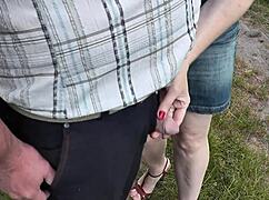 sexy milf frina pisses in nature from car in shower in toilet with wet pussy squirt