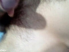 cabeludo gato faz punheta de close em video caseiro