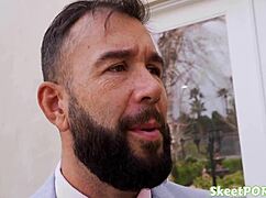 I seduce the hot dilf as a graduate teen