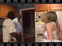 Oh God, Tied Up Slave Watches Mistress Get Fucked Interracial POV Domination