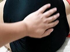 Latina milf meets new gym acquaintance in revealing mini shorts