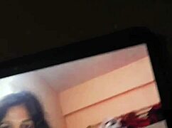 I'm doing a cum tribute for my sexy Indian aunty with her big cock in mind