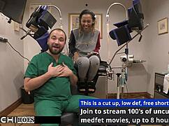 Freshman Gets Hitachi Orgasm From Doctor!