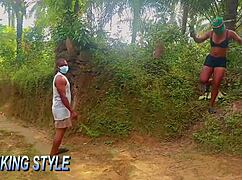 Herbalist Discovered Romance While Hunting Herbs in Wild. Her Curvy Body Got Wet During BBW Action!