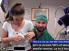 Freshman Gets Mandatory Hitachi Orgasm From Doctor Tampa - Kendra Heart