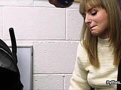 i'm a teen hottie stealing dildos for big monster cock sex in the office