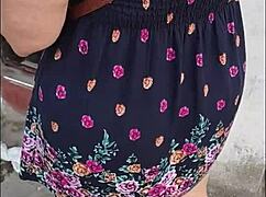 Siguiendo a Madura en la CALLE con FALDA e HILO