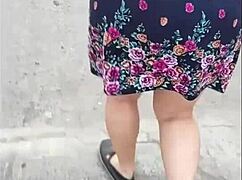 Siguiendo a Madura en la CALLE con FALDA e HILO