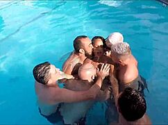 Amateur Wife's First Gangbang: Anal and Pussy Double Penetration