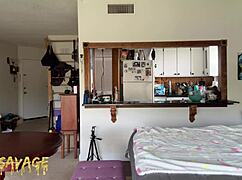 hey, check this asian girlfriend getting dominated hard before work in our wmaf amateur couple session with bent over doggystyle and rough pussy licking