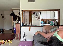 hey, check this asian girlfriend getting dominated hard before work in our wmaf amateur couple session with bent over doggystyle and rough pussy licking