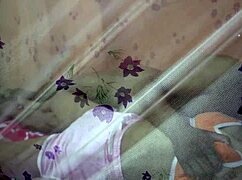 Desi girl in dorm foreplay with boyfriend, cowgirl sex.