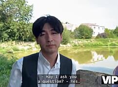 vip4k sexy redhead miss olivia shows red lingerie and fucks in public in front of bf