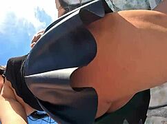 Fucking Finnish Tourist Lola Bratz in Forest Workout