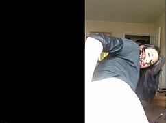 i slide my dildo into my tight teen ass