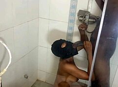 She takes that monster BBC deep in the shower with hardcore fucking and loud moans turning everyone on