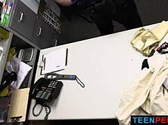 Kallie Caught! Officer Fucks Her Hard!