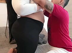 On my way home, I ran into my chubby whore neighbor who invited me for coffee. Ended up devouring her juicy wet pussy!