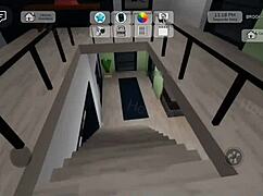 Gothic Babe With Big Ass Takes Monster Cock In Threesome At Parents' House