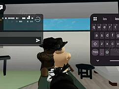 Gothic Babe With Big Ass Takes Monster Cock In Threesome At Parents' House