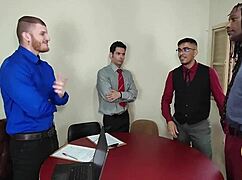 Office turns crazy with latina fucking