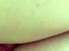 Hard morning sex leaves cum all over her petite body in POV.