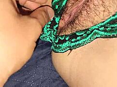 Madrastra sexy milks small cock creampie from hijastro