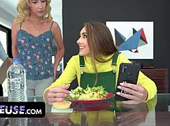 i'm the horny house inspector licking and fucking in the kitchen