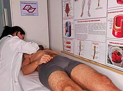 The patient experienced an unexpected reaction in front of the nurse