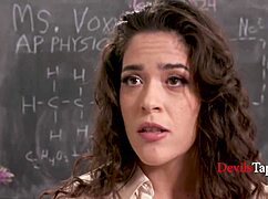 Teacher Lets Student Ass Fuck Her Hard!