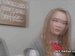 foursome dorm blowjob party