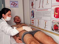 The patient experienced an unexpected reaction in front of the nurse