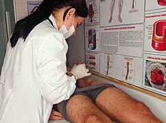 The patient experienced an unexpected reaction in front of the nurse