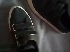 I spend 30 minutes in Marion's home exploring her shoe and sneaker fetish up close