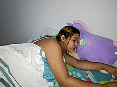 Pregnant Latina Couple's Morning Fuck Makes Her Late For Work