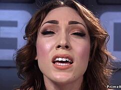 Natural Stunning Brunette Uses Vibrator For Solo Masturbation And Dildo Insertion