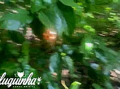 We fucked her tits flashing in public riskily