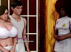 exploring the inn in this adventure game