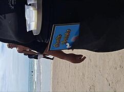 Half-brother intensely milks my big tits at home.