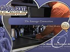 Redhead with pierced tongue sucks old man, then fucks and swallows 😋