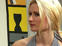 Fresh Face Michele Rides Hard in Outdoor Czech Scene with Petite Blonde Action