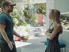 Blonde Ditches Boyfriend For Big Black Cock Cumshot In Interracial Hardcore