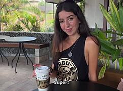 Hey cutie, ready for a crazy cumwalk in Starbucks after that blowjob in the public toilet with sperm in your coffee?
