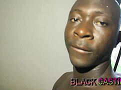 Wow, watch this tanzanian teen swallow her boyfriend's black dick!